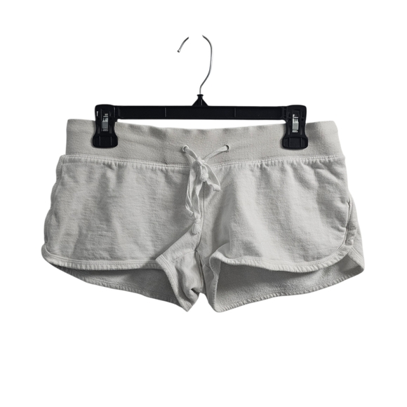 fit to go Pants - Fit To Go Vintage y2k White Casual Sleep Micro Shorts Juniors Large